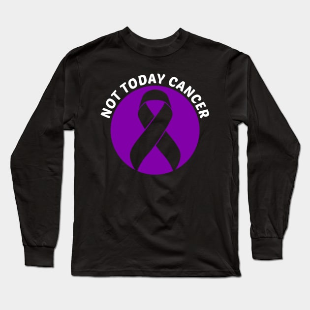 Not Today Cancer Lupus Awareness Long Sleeve T-Shirt by Geek-Down-Apparel